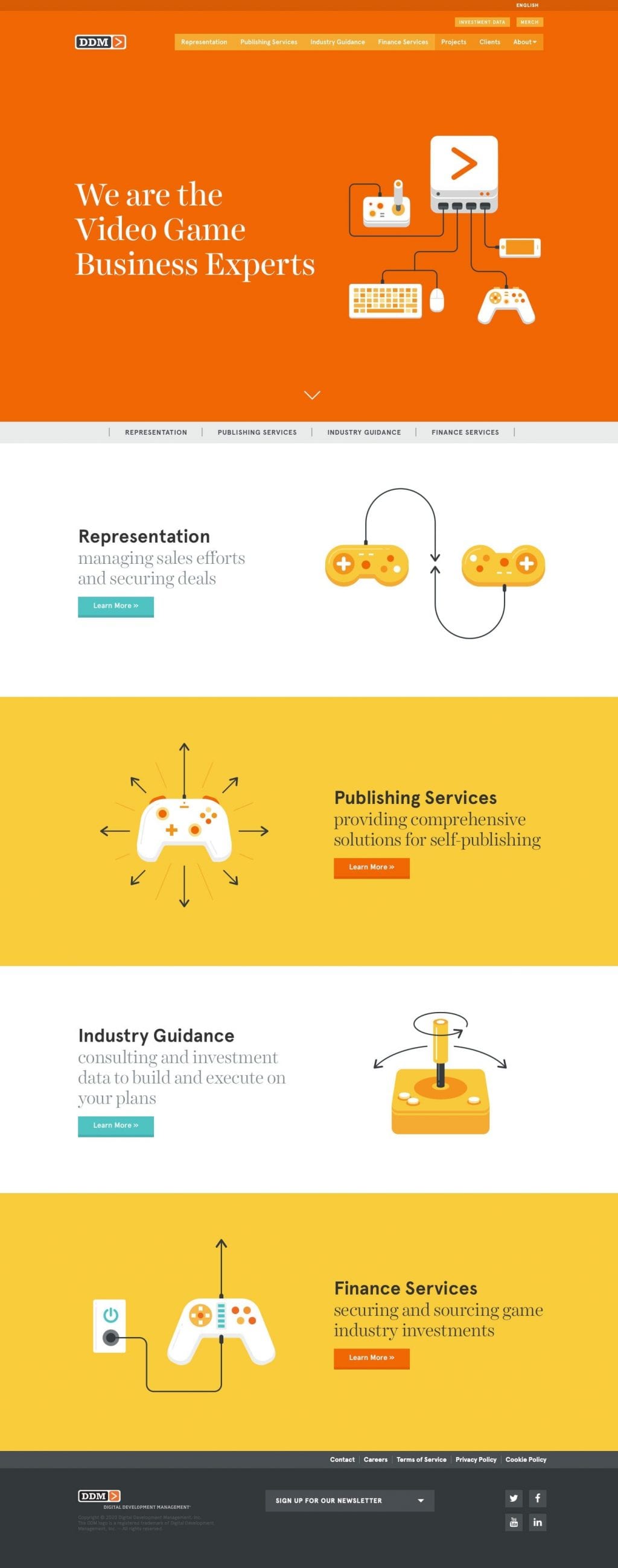 Digital Development Management website