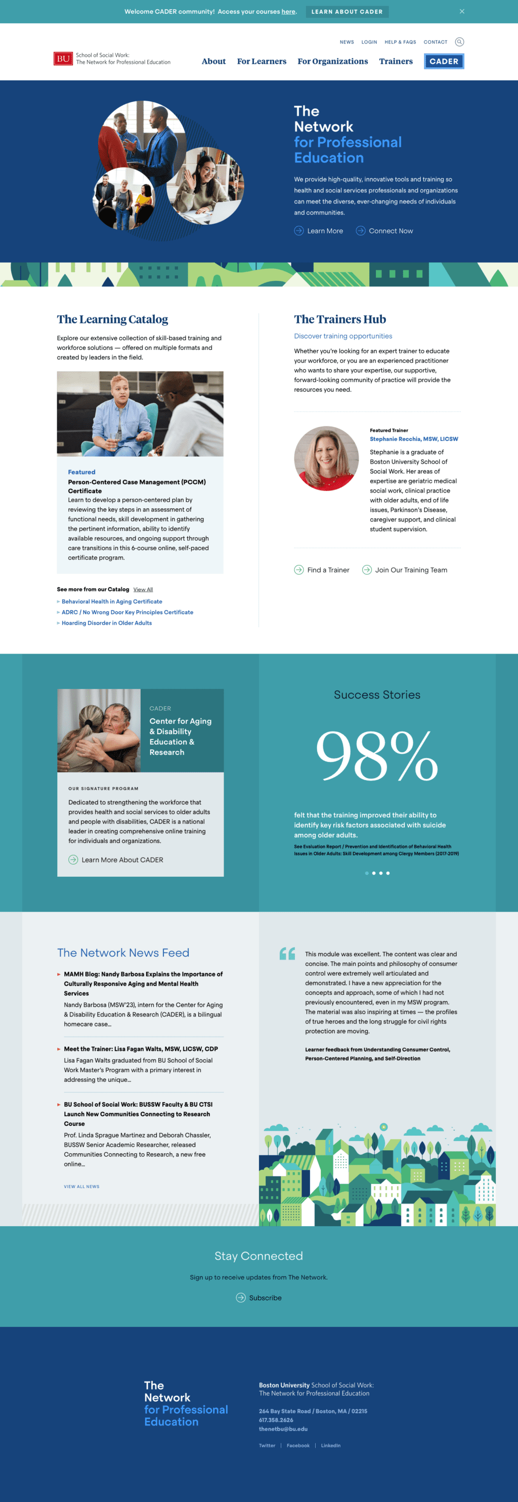 The Network for Professional Education - Boston University School of Social Work