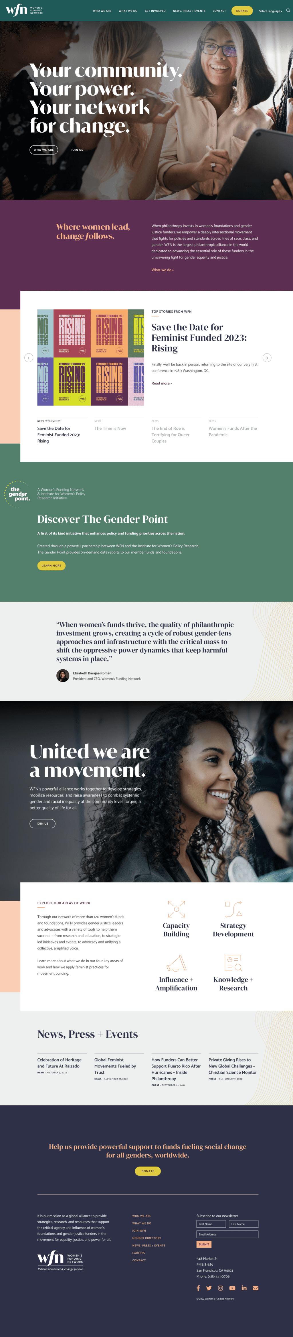 Women's Funding Network - Where women lead, change follows.