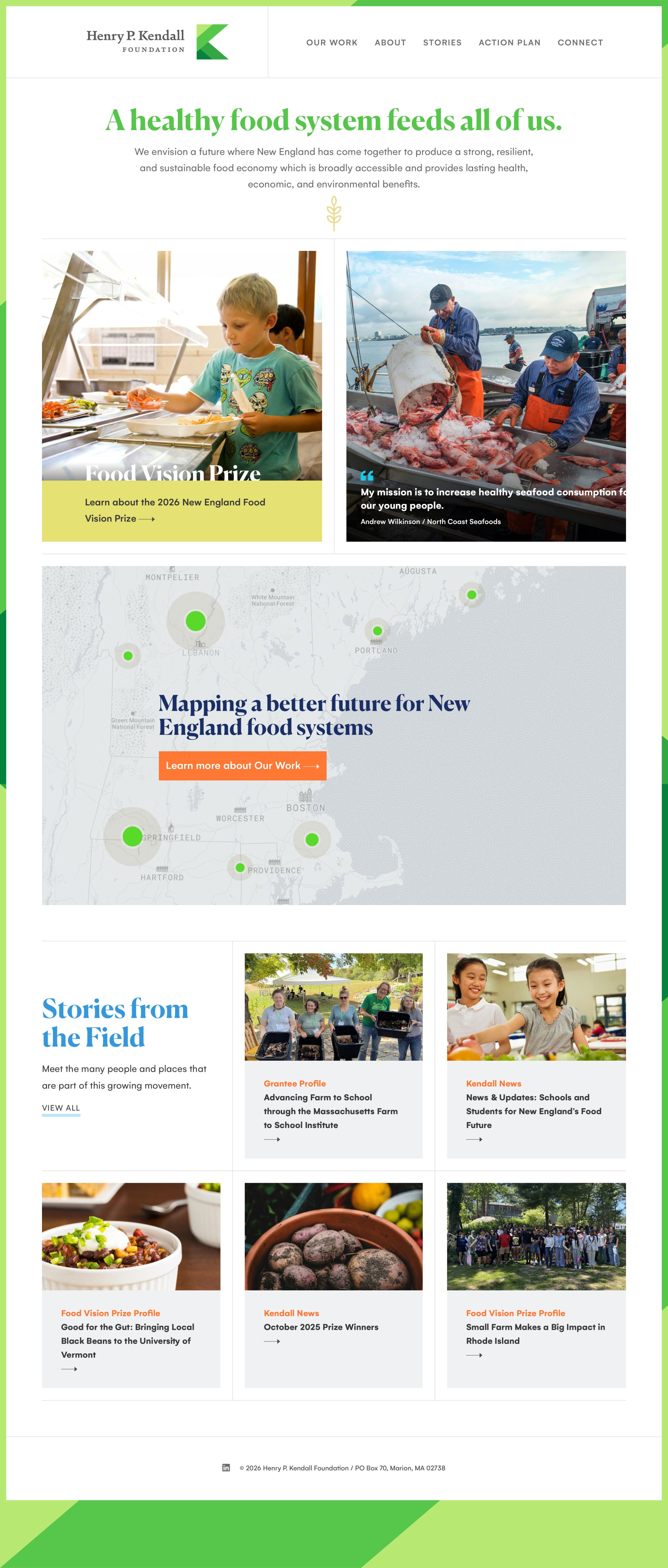 Henry P. Kendall Foundation website